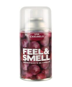 AROMATIZANTE DE AMBIENTE  "UVA Y CARAMELO" 270 ML. FEEL & SMELL