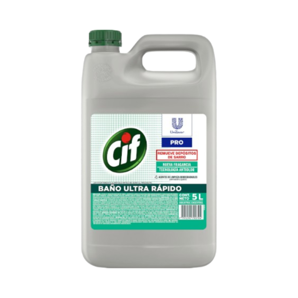 LIQUIDO LIMPIADOR BAÑO X 5 LTS. CIF