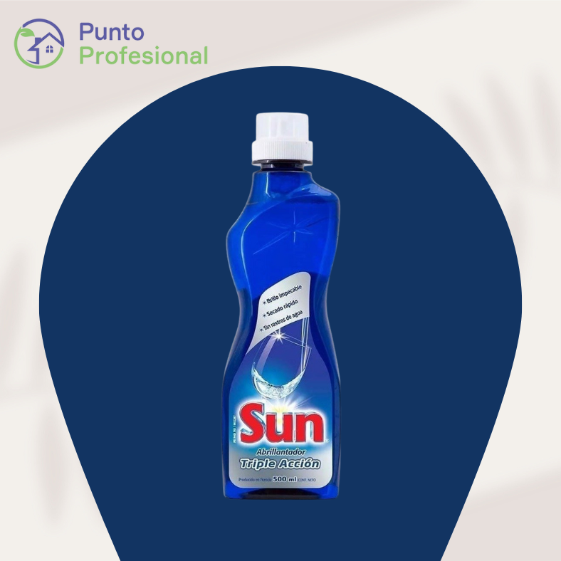 ABRILLANTADOR LIQUIDO PARA LAVAVAJILLAS X500 CC. SUN