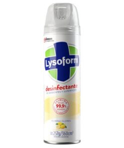 LYSOFORM DESINFECTANTE DE AMBIENTE AEROSOL "CÍTRICO" x 360 CC.