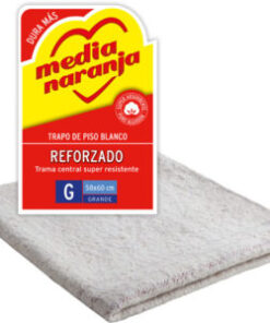 TRAPO PISO BLANCO GRANDE PROF MEDIA NARANJA