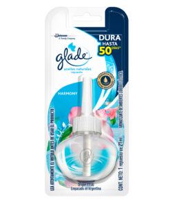 AROMATIZANTE DE AMBIENTE  REPUESTO "HARMONY"  21 ML. GLADE ACEITES NATURALES