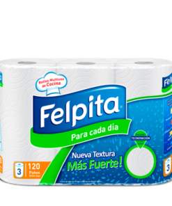 ROLLO DE COCINA 3 X 40 PAÑOS FELPITA