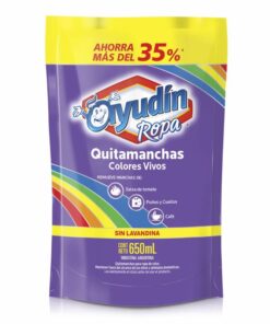 QUITAMANCHAS ROPA COLOR SIN LAVANDINA DOY PACK 650 ML. AYUDIN