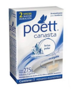 POETT RECARGA CANASTA INODORO"BRISA POLAR" REPUESTO X 27.5 g.