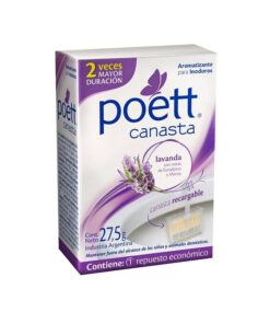 POETT RECARGA CANASTA INODORO "LAVANDA" REPUESTO X 27.5 g.