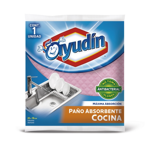 PAÑO ABSORBENTE COCINA 20X18 cm. AYUDIN – Punto Profesional – Limpieza e  Higiene Profesional