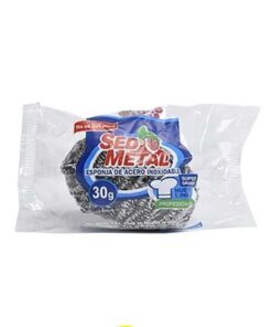 ESPONJA DE ACERO INOXIDABLE X 30 g. SED METAL