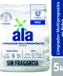 JABON EN POLVO MULTIPROPOSITO SIN FRAGANCIA X 5 KG. ALA