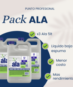COMBO 3: PACK JABÓN ALA 3X5 L.