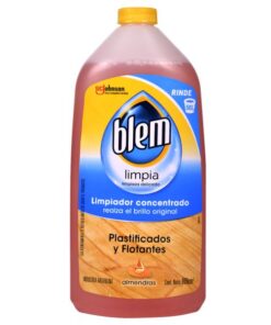 LIMPIADOR PISOS PLASTIFICADOS Y FLOTANTES "ALMENDRAS" X 800 ML. BLEM