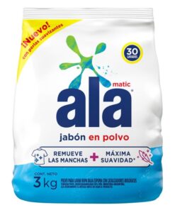 ALA JABON EN POLVO MATIC MAXIMA SUAVIDAD X 3 kg.