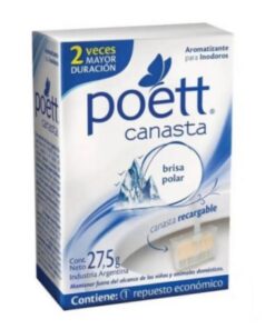 POETT CANASTA INODORO "BRISA POLAR" + REPUESTO X 27.5 g.