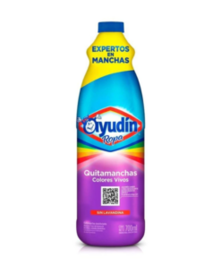 QUITAMANCHAS ROPA COLOR VIVOS X 700 ML. AYUDIN