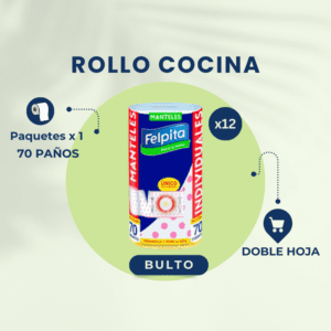 BULTO COMPLETO MANTELES INDIVIDUALES 12X1X70 PAÑOS FELPITA