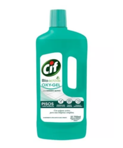 LIMPIADOR DE PISOS BIOACTIVE OXYGELX X 750 ML. CIF