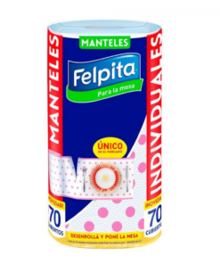 FELPITA MANTELES DE MESA INDIVIDUALES 1X70 PAÑOS