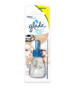 AROMATIZANTE AUTO "ENCANTO DE VAINILLA" REPUESTO 7 ML. GLADE