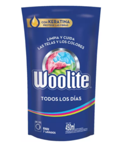 JABON LIQUIDO "TODOS LOS DIAS" PARA LAVARROPAS DOY PACK 450 ML. WOOLITE