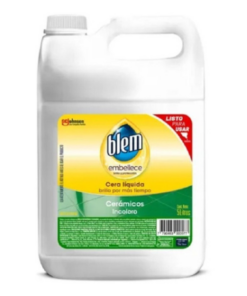 CERA PARA CERAMICOS INCOLOROA 5 LTS. BLEM