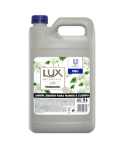 LUX JABON LIQUIDO PARA MANOS Y CUERPO "JAZMIN" X 5 LTS.
