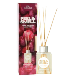 DIFUSOR AMBIENTAL "UVA CARAMELO" X 125 ML. FEEL & SMELL