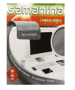 PAÑO DE MICROFIBRA PARA TECNOLOGIA 35 x 35 CM. SAMANTHA