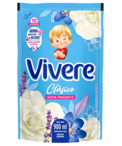 SUAVIZANTE CLÁSICO "EXPLOSION  FLORAL" DOY PACK 900 ML. VIVERE