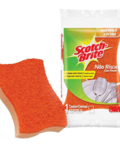 SCOTCH BRITE ESPONJA CERO RAYA NARANJA 110 X 75 X 20 MM.