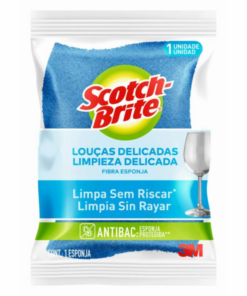 SCOTH BRITE ESPONJA CERO RAYAS AZUL 110 X 75 X 20 MM.