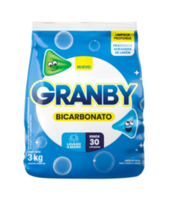 GRANBY JABON POLVO LAV A MANO C/BICARBONATO 3KG