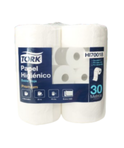 TORK PAQUETE PREMIUM PAPEL HIGIENICO DOBLE HOJA 4X30 MTS