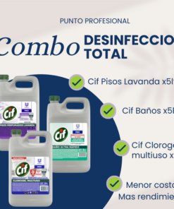 COMBO 15: DESINFECCIÓN TOTAL