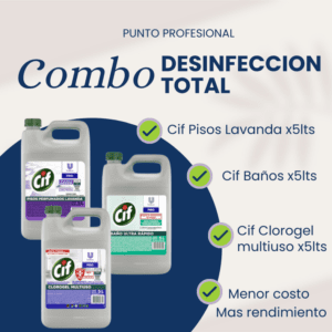 COMBO DESINFECCIÓN TOTAL