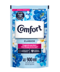 COMFORT SUAVIZANTE CLASICO REGULAR CAPSULAS DE FRAGANCIAS DOY PACK 900ML