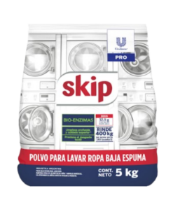SKIP POLVO BAJA ESPUMA UPRO X5KG