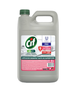 LIMPIADOR DESINFECTANTE CUATERNARIO X 5 L. CIF