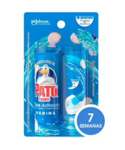 PATO DISCO ADHESIVO + APLICADOR MARINA 6 DISCOS 38GR