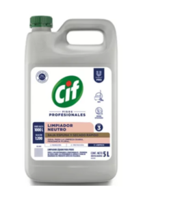 CIF LIMPIADOR NEUTRO PISOS PASO 3 X 5 LT