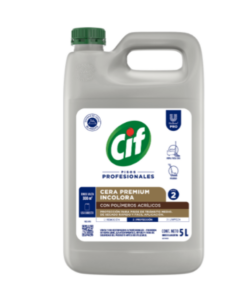 CIF CERA PREMIUM INCOLORA PISOS PASO 2  X 5 LT