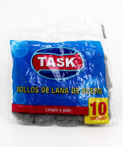 TASK ROLLO DE LANA DE ACERO X 10 UNIDADES 50GR