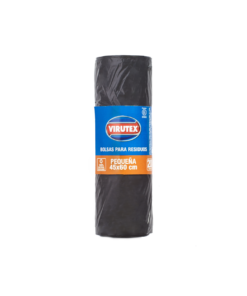 VIRUTEX BOLSA ROLLO BIO NEGRA 45X60 X 20UNIDADES