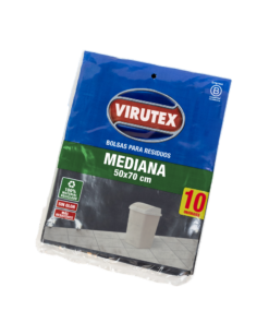 VIRUTEX BOLSA PLANA MEDIANA 50X70 X 10UNIDADES