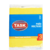 TASK PAÑO MULTIUSO AMARILLO X 3UNIDADES