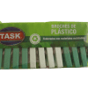 TASK BROCHES DE PLÁSTICO X 12 UNIDADES