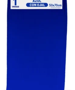 VIRUTEX PRO TRAPERO MICROFIBRA C/OJAL AZUL 50X70CM