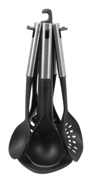 ILKO SET 6 UTENSILIOS CON BASE SILVER INDUSTRIAL