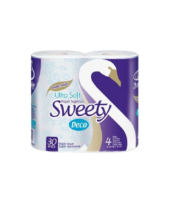 SWEETY PAQUETE PAPEL HIGIÉNICO DOBLE HOJA X 30MT