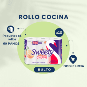 SWEETY BULTO ROLLO COCINA BCO 10X3X60